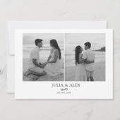 Modern Elegant Save the Date (Voorkant)