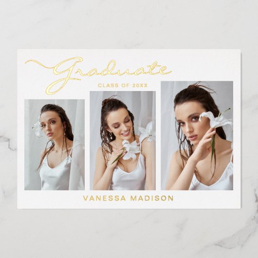 Modern elegant script | 3 Aankondiging van een fot (Voorkant)