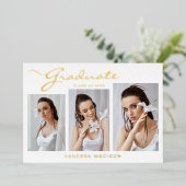 Modern elegant script | 3 Aankondiging van een fot (Staand Voorkant)