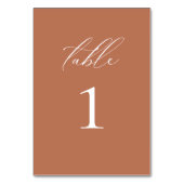 Modern Elegant Script Clay Kaart (Voorkant)