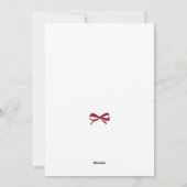 Modern elegant script family photo Merry Christmas Feestdagenkaart (Achterkant)