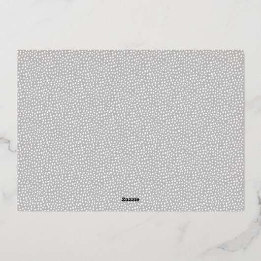 Modern Elegant Script Gelukkig Nieuwjaar Foto Goud Folie Feestdagenkaart (Achterkant)