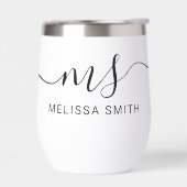 Modern Elegant Script Initiaal Monogram (Links)