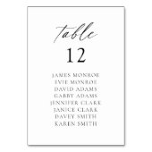 Modern elegant script kaart (Achterkant)