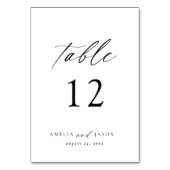 Modern elegant script kaart (Voorkant)