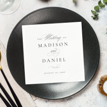 Modern Elegant Script Klassieke bruiloft