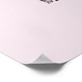 Modern Elegant Script Lavender Weddenschap Welkom Poster (Hoek)