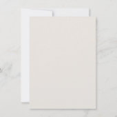 Modern Elegant Script Photo Baptism Bedankkaart (Achterkant)