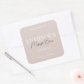 Modern Elegant Script Product Label Beige (Envelop)