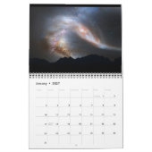 Modern Elegant Script Space Landscape 2021 Calen Kalender (Jan 2027)