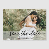 Modern Elegant Script swashes Fotobruiloft (Voorkant)