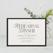 Modern Elegant Script Type repetitie diner Kaart (Staand voorkant)