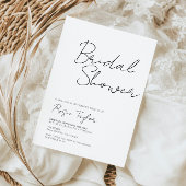 Modern Elegant Script-Vrijgezellenfeest Kaart