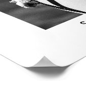 Modern Elegant Script Wedding Photo Welkomstbord Poster (Hoek)