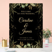 Modern Elegant Script Wedding Welcome Acrylic Sig Acryl Bord (Huwelijk)