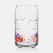 Modern Elegant Script Wedding Welcome Blikvorm Glas (Rechts)