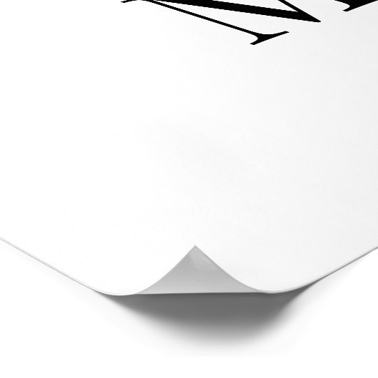 Modern Elegant Script Weduwen Welkomstteken Poster (Hoek)