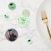 Modern Elegant Senior Golden Black Confetti (Groep)