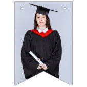 Modern Elegant Senior Green Thed Afstuderen Vlaggetjes (Eerste vlag)