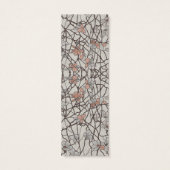 Modern Elegant Silvery Bible Verse Bladwijzer Mini Visitekaartjes (Achterkant)