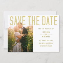 Modern Elegant Simple Minimalist Photo Wedding