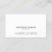 Modern Elegant Simple Template Professional Visitekaartje (Voorkant)