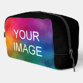 Modern Elegant Sjabloon Afbeelding Foto Eenvoudig  Toilettasje (Rechterhoek)