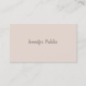 Modern elegant Sjabloon Professional-handscript Visitekaartje (Voorkant)