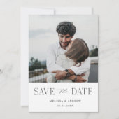 Modern Elegant slaat de datum op Save The Date (Voorkant)
