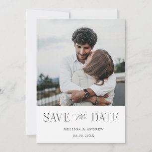 Modern Elegant slaat de datum op Save The Date