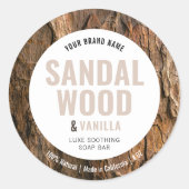 Modern Elegant Soap Spa Product Label met Foto (Voorkant)