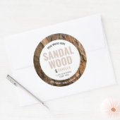 Modern Elegant Soap Spa Product Label met Foto (Envelop)