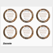 Modern Elegant Soap Spa Product Label met Foto (Vel)