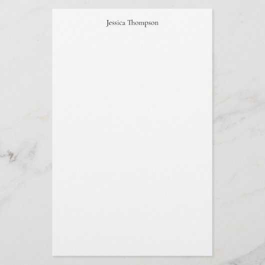 Modern Elegant Sober Eenvoudig Professioneel Briefpapier (Voorkant)