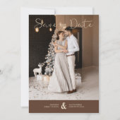 Modern Elegant Sophisticated Photo Couple Wedding (Voorkant)