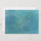 Modern Elegant Southern Magnolia Floral Typografie Kaart (Achterkant)