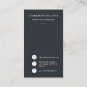modern elegant spa Visitekaartje (Achterkant)