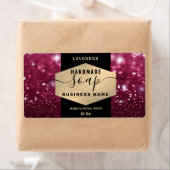 Modern elegant sparkle script zeap label (Insitu)