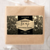 Modern elegant sparkle script zeap label (Insitu)