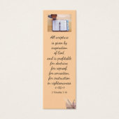 Modern elegant Spiritueel Bijbelverse Bladwijzer Mini Visitekaartjes (Voorkant)