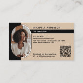 Modern Elegant & Stijlvol 2-foto professional Visitekaartje (Achterkant)