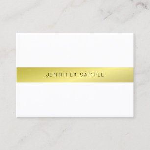 Modern elegant stijlvol design Gold Luxe Glam Visitekaartje