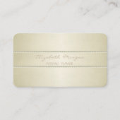 Modern elegant stijlvol, eenvoudig, parels visitekaartje (Voorkant)