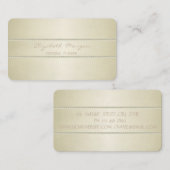 Modern elegant stijlvol, eenvoudig, parels visitekaartje (Voorkant / Achterkant)