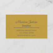 modern elegant stijlvol fotodomein visitekaartje (Achterkant)