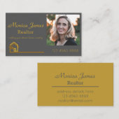 modern elegant stijlvol fotodomein visitekaartje (Voorkant / Achterkant)