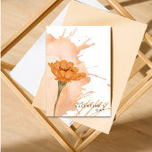 Modern Elegant Stijlvolle Bloemen Valentijn kaart