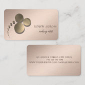 Modern Elegant, Stippen, Makeup Artist Visitekaartje (Voorkant / Achterkant)