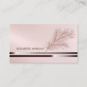 Modern Elegant, Stripe, Glitter Branch Visitekaartje (Voorkant)