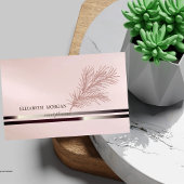 Modern Elegant, Stripe, Glitter Branch Visitekaartje